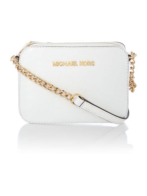 Michael Kors white small crossbody